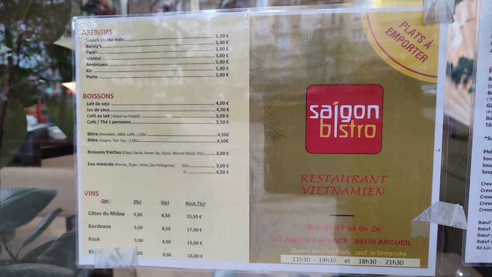 Saigon Bistro - Menu Image 3