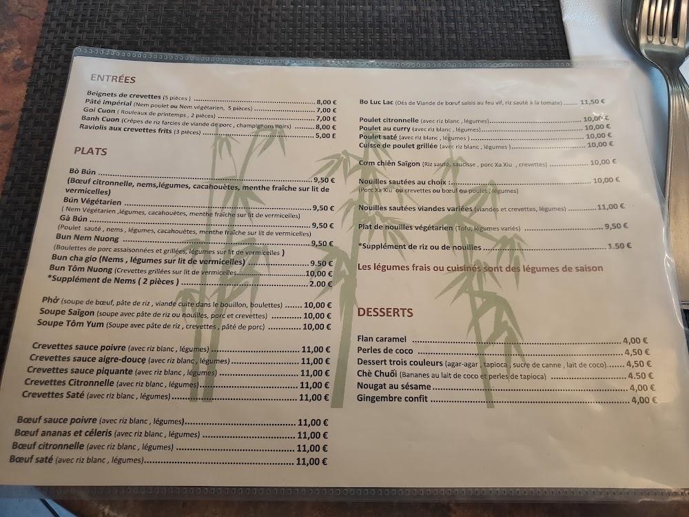 Saigon Bistro - Menu Image 4